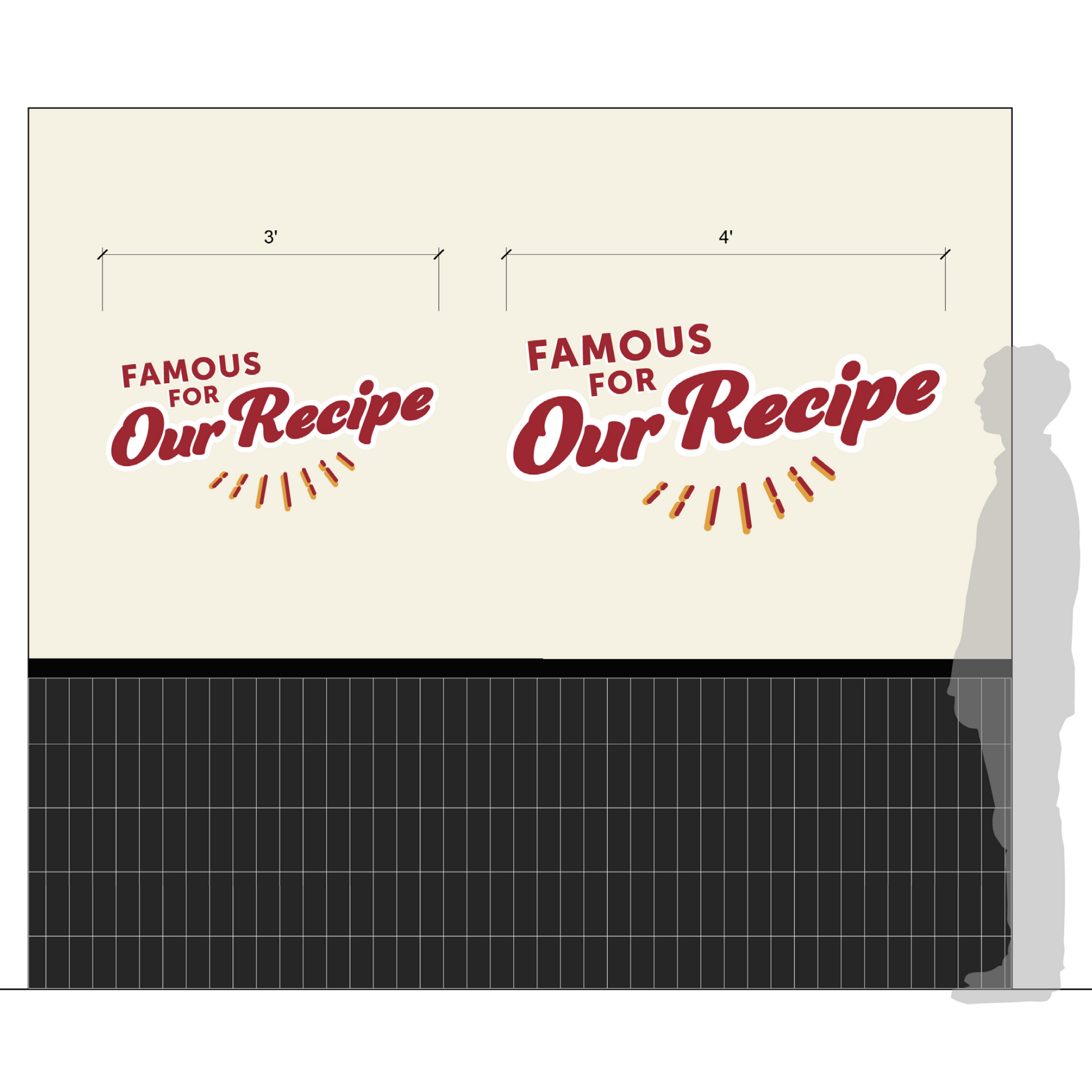'Famous for our Recipe' - Vinyl