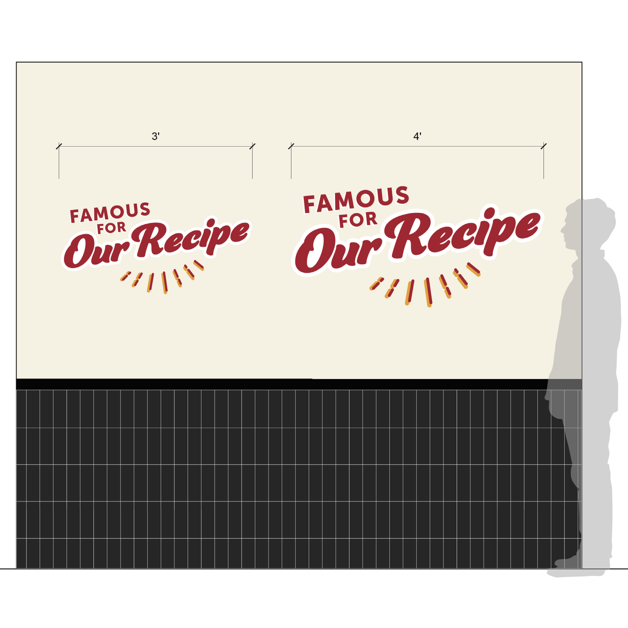 'Famous for our Recipe' - Vinyl