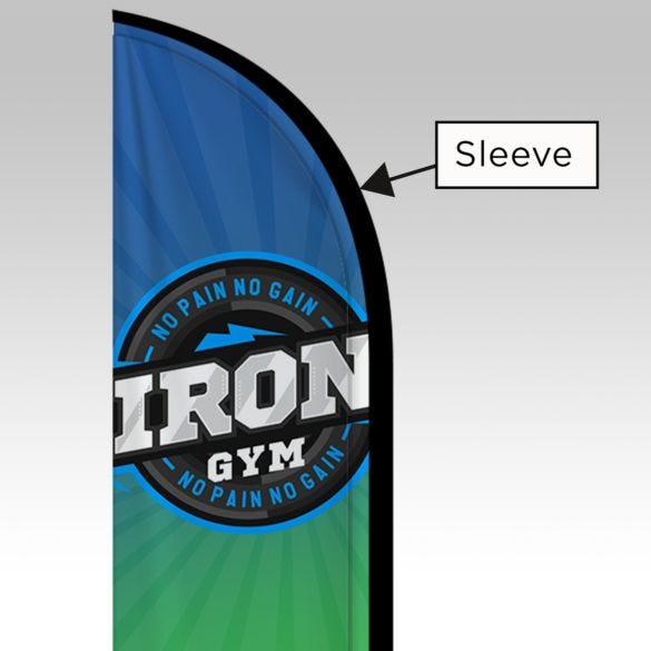 Real Estate Feather Flags - Double Sided