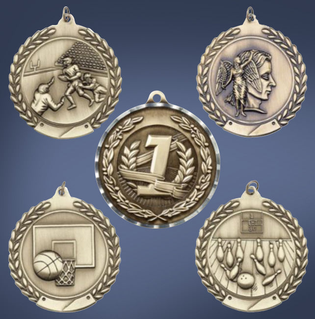 Sculpted 2-3/4" Neck Award Medals