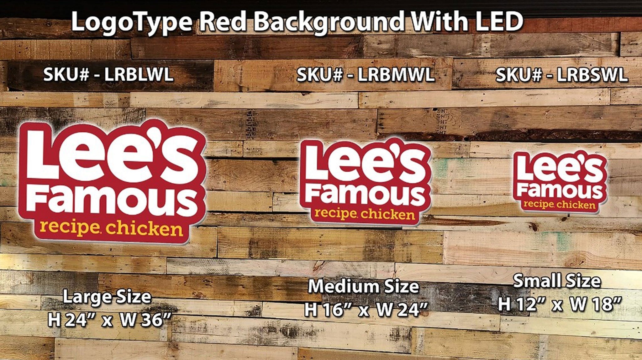 Logotype Red Background