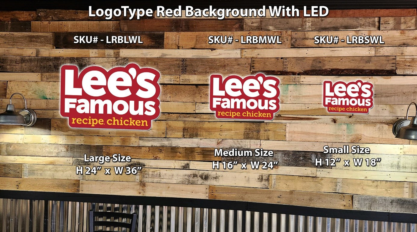 Logotype Red Background