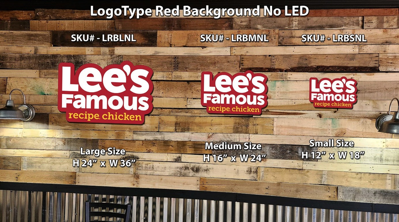 Logotype Red Background