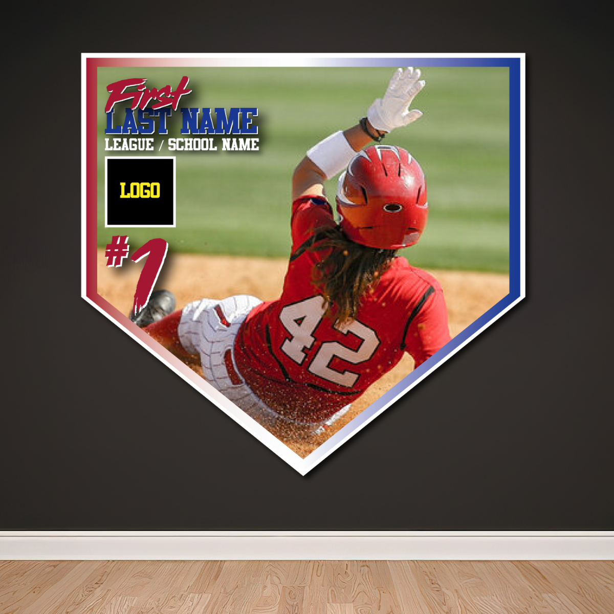 Baseball/Softball MVP "Memento" Wall Art