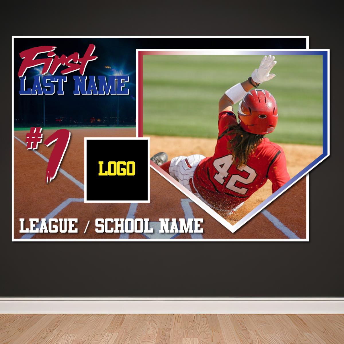 Softball MVP "Tribute" Wall Art