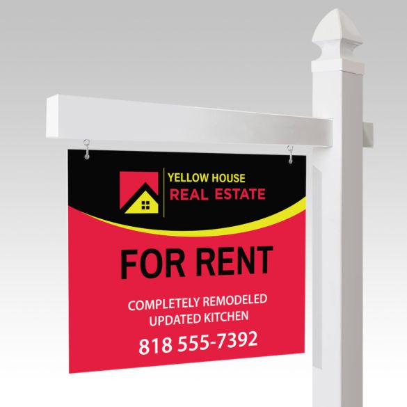 Real Estate Post Sign