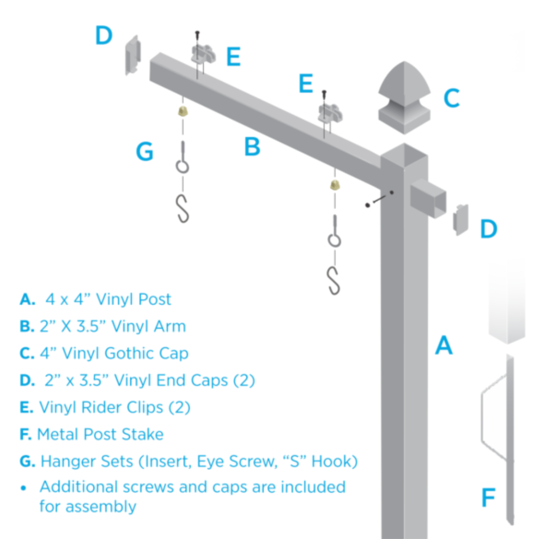 Real Estate Post Hardware