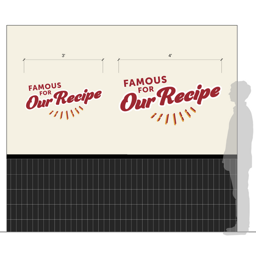 'Famous for our Recipe' - Vinyl
